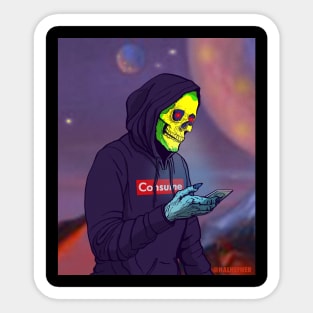 EVIL SORCERER OF SUPREME MATERIALISM Sticker